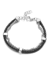 Steel Embrace Braided Duo Bracelet