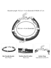 Steel Embrace Braided Duo Bracelet