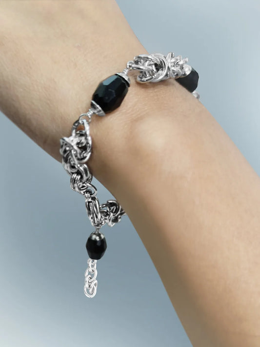 Twilight Knot Crystal Chain Charm