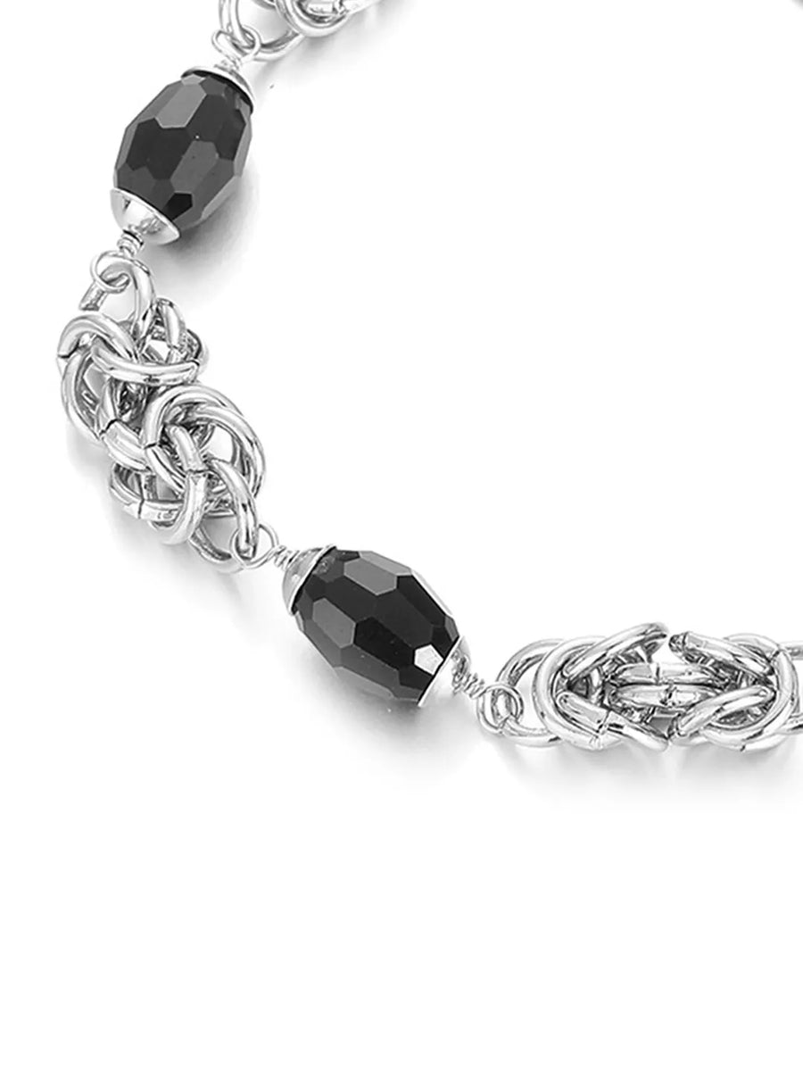 Twilight Knot Crystal Chain Charm