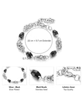 Twilight Knot Crystal Chain Charm