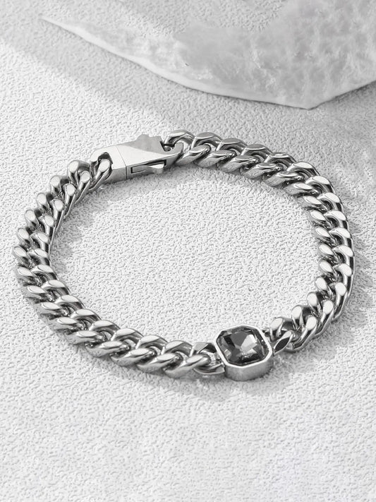 Modern Minimalist Tennis Chain Cuff