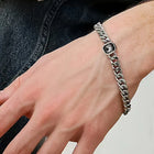 Modern Minimalist Tennis Chain Cuff
