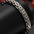 Timeless Glow Statement Band - Gold Silver