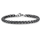 Phantom Dark Steel Cuban Chain Bracelet For Men