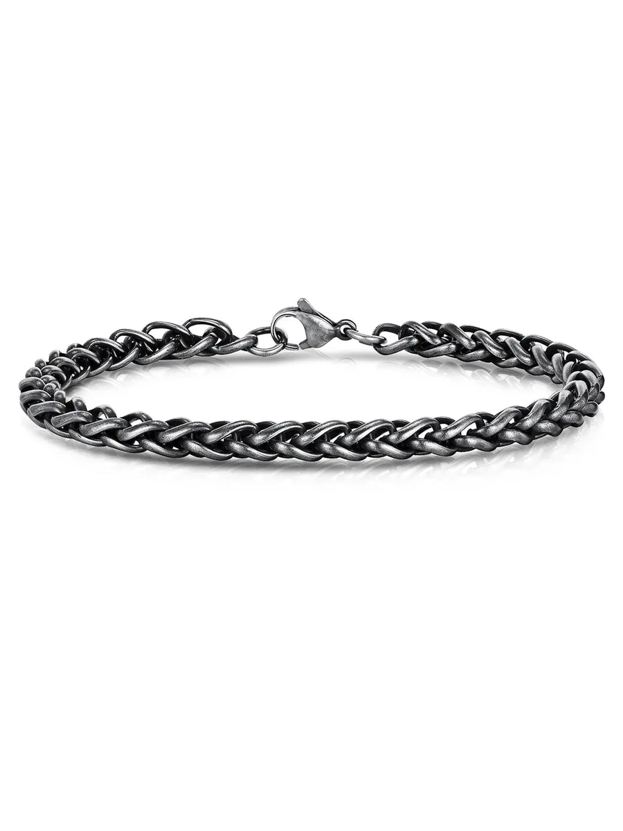 Twilight Braided Noir Chain Cuff