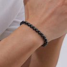 Phantom Dark Steel Cuban Chain Bracelet For Men