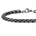 Phantom Dark Steel Cuban Chain Bracelet For Men