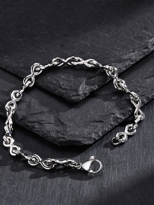 Infinity Link Bracelet For Men