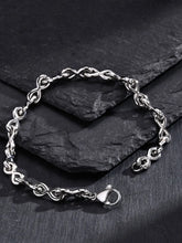 Infinity Flow Polished Link Bracelet