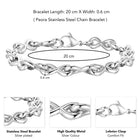 Infinity Link Bracelet For Men