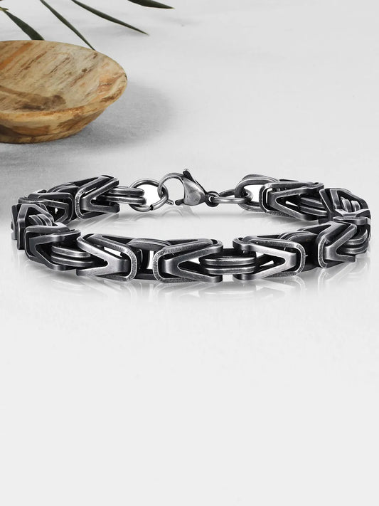 Urban Classy Link Grey Bracelet For Men