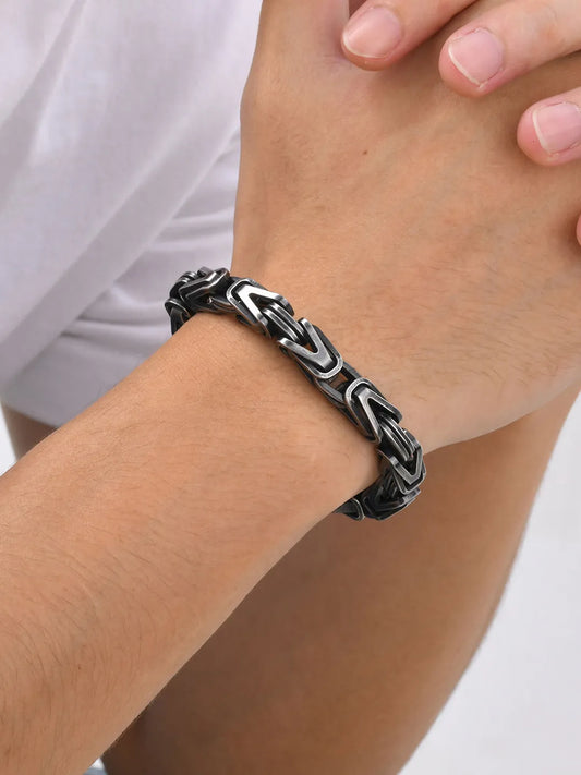 Urban Classy Link Grey Bracelet For Men