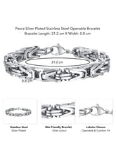 V-Frame Pulse Link Bracelet