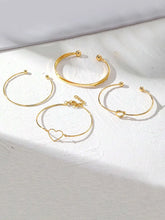 Set of 4 Heartfelt Charm Bracelets