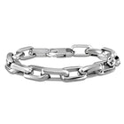 Bold Silver Linked Chain For Men