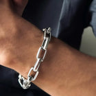 Bold Silver Linked Chain For Men