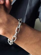 Bold Silver Linked Chain For Men