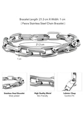 Bold Silver Linked Chain For Men