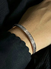 Arabic Engraved Silver Mens Bracelet