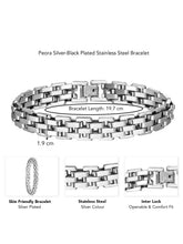 Men’s Heavy Box-Link Silver Bracelet