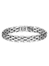 Men’s Heavy Box-Link Silver Bracelet