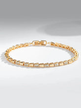 Peora Crystal Link Bracelet - Gold