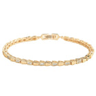 Peora Crystal Link Bracelet - Gold