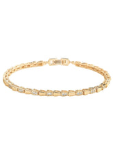 Peora Crystal Link Bracelet - Gold