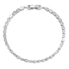 Peora Crystal Link Bracelet - Silver