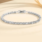 Peora Crystal Link Bracelet - Silver