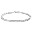 Peora Crystal Link Bracelet - Silver