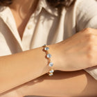 Peora Delicate Crystal Luxe Bracelet - Gold