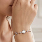 Peora Seashell Charm Bracelet - Silver