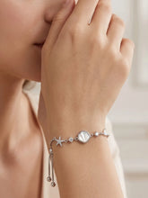 Peora Seashell Charm Bracelet - Silver