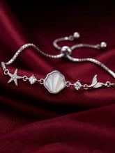 Peora Seashell Charm Bracelet - Silver