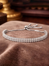 Peora Diamond Glow Bracelet - Silver