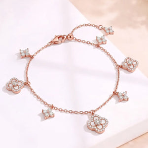 Peora Clover Elegance Bracelet - Rose Gold