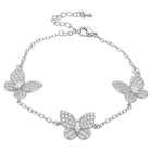 Peora Butterfly Dream Wings Bracelet - Silver