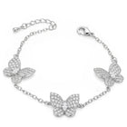 Peora Butterfly Dream Wings Bracelet - Silver