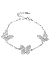 Peora Butterfly Dream Wings Bracelet - Silver