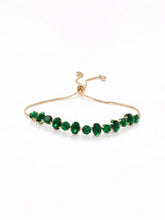 Peora Green Gemstone Bracelet - Gold