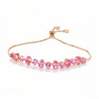 Peora Pink Gemstone Bracelet - Gold
