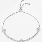 Peora Crystal Radiance Bracelet - Silver