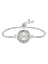 Peora Classic Slider Bracelet Watch - Silver