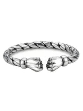 Peora Warrior Beast Oxidised  Kada - Silver