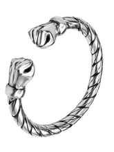 Peora Warrior Beast Oxidised  Kada - Silver