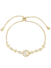 Peora Moonbeam Charm Bracelet - Gold