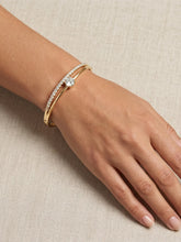 Peora Sparkling Crystal Bracelet- Gold