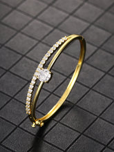 Peora Sparkling Crystal Bracelet- Gold